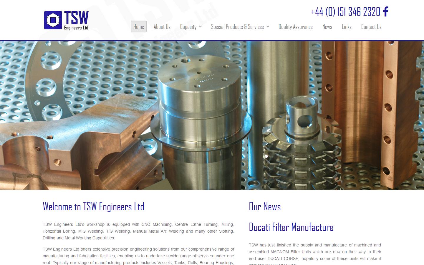 T S W Engineers Ltd Website