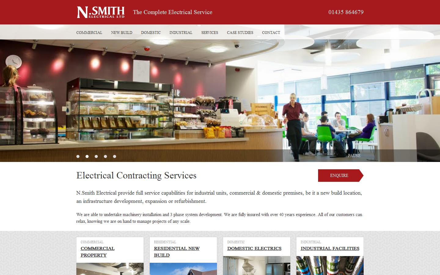 N Smith Electrical Website