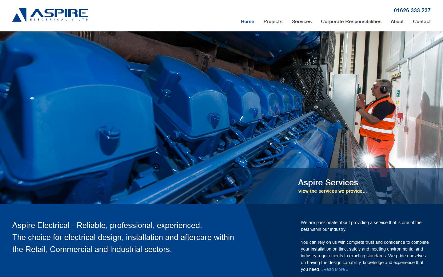 Aspire Electrical Ltd Website