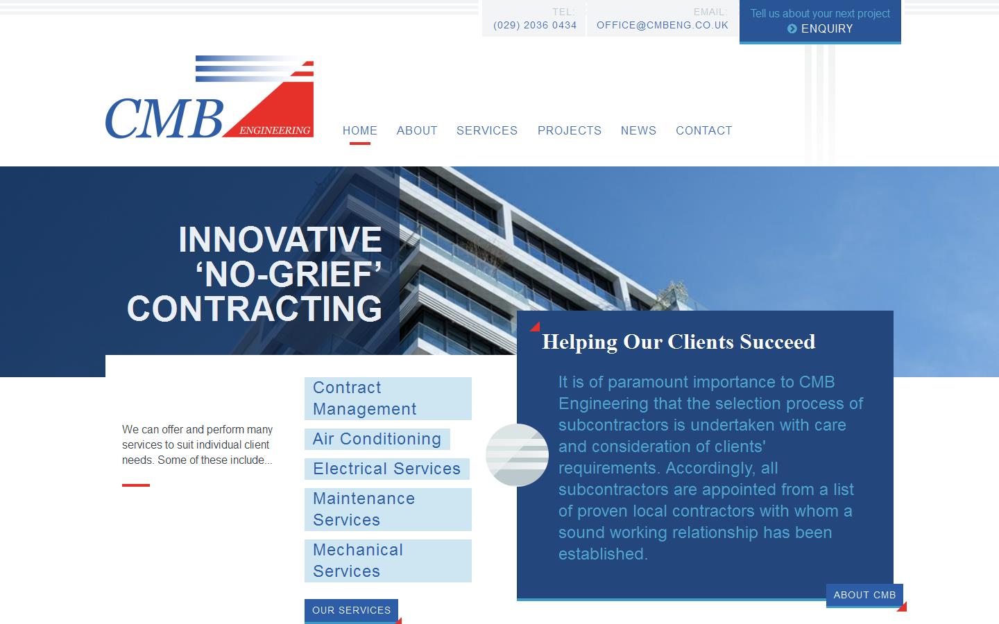 C M B Engineering Website