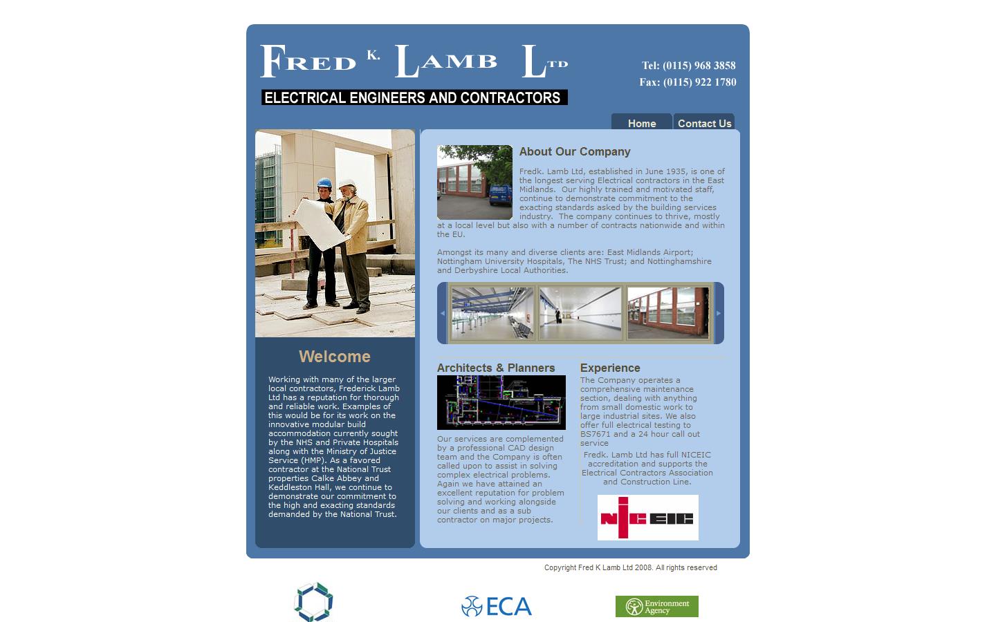 Fred K Lamb Ltd Website