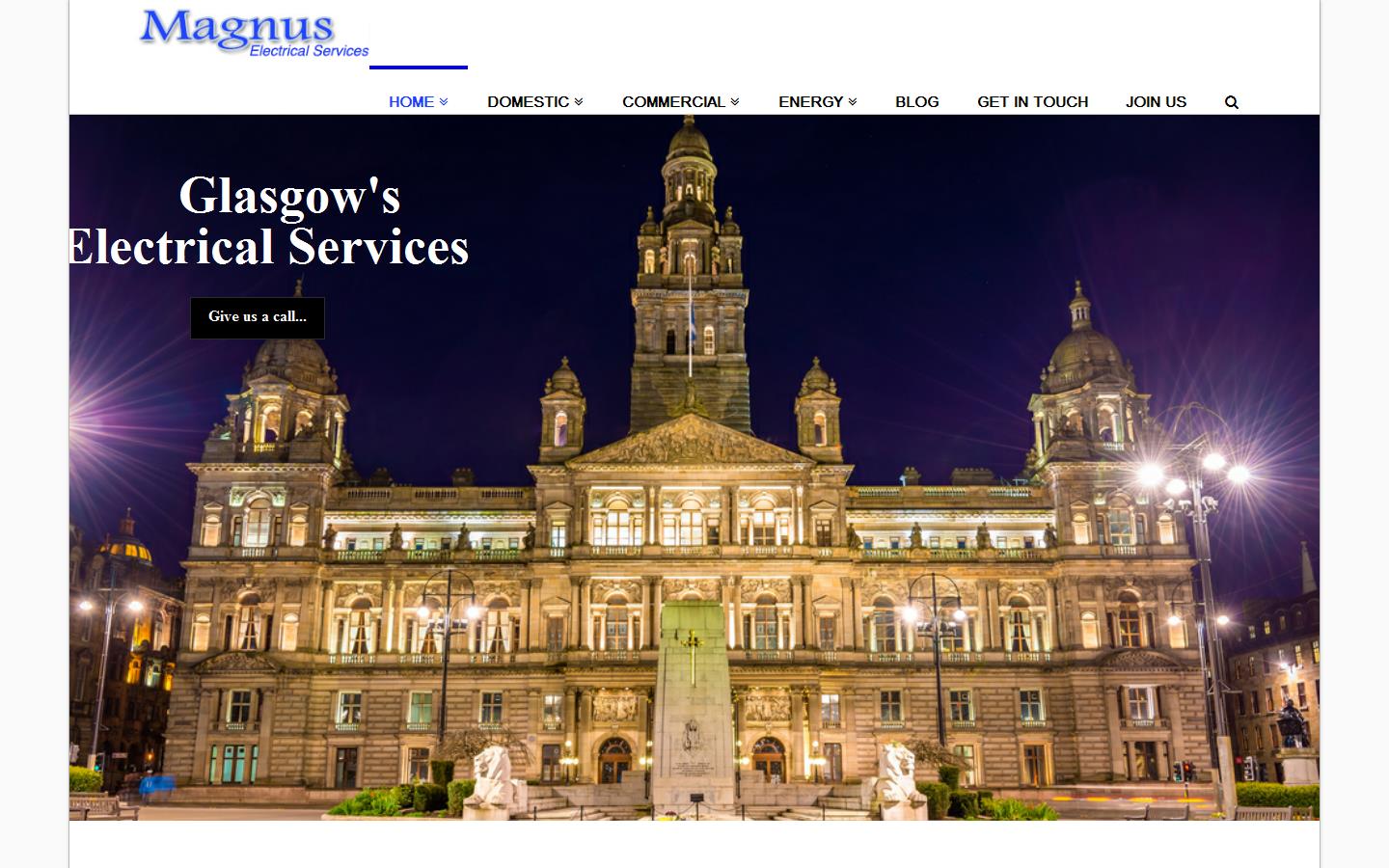 Magnus Electrical Services Website