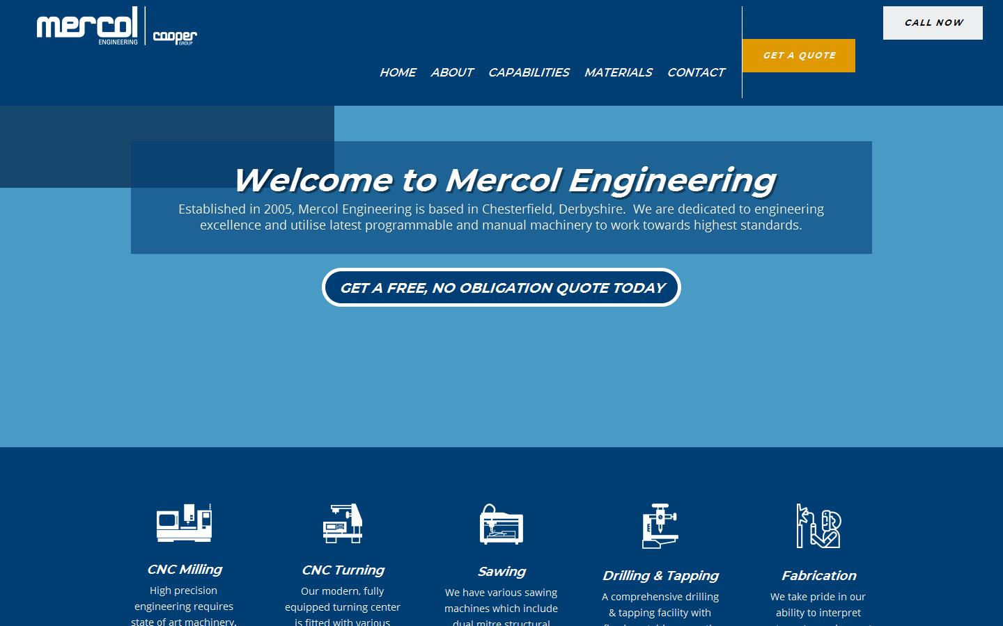 Mercol Engineering Website
