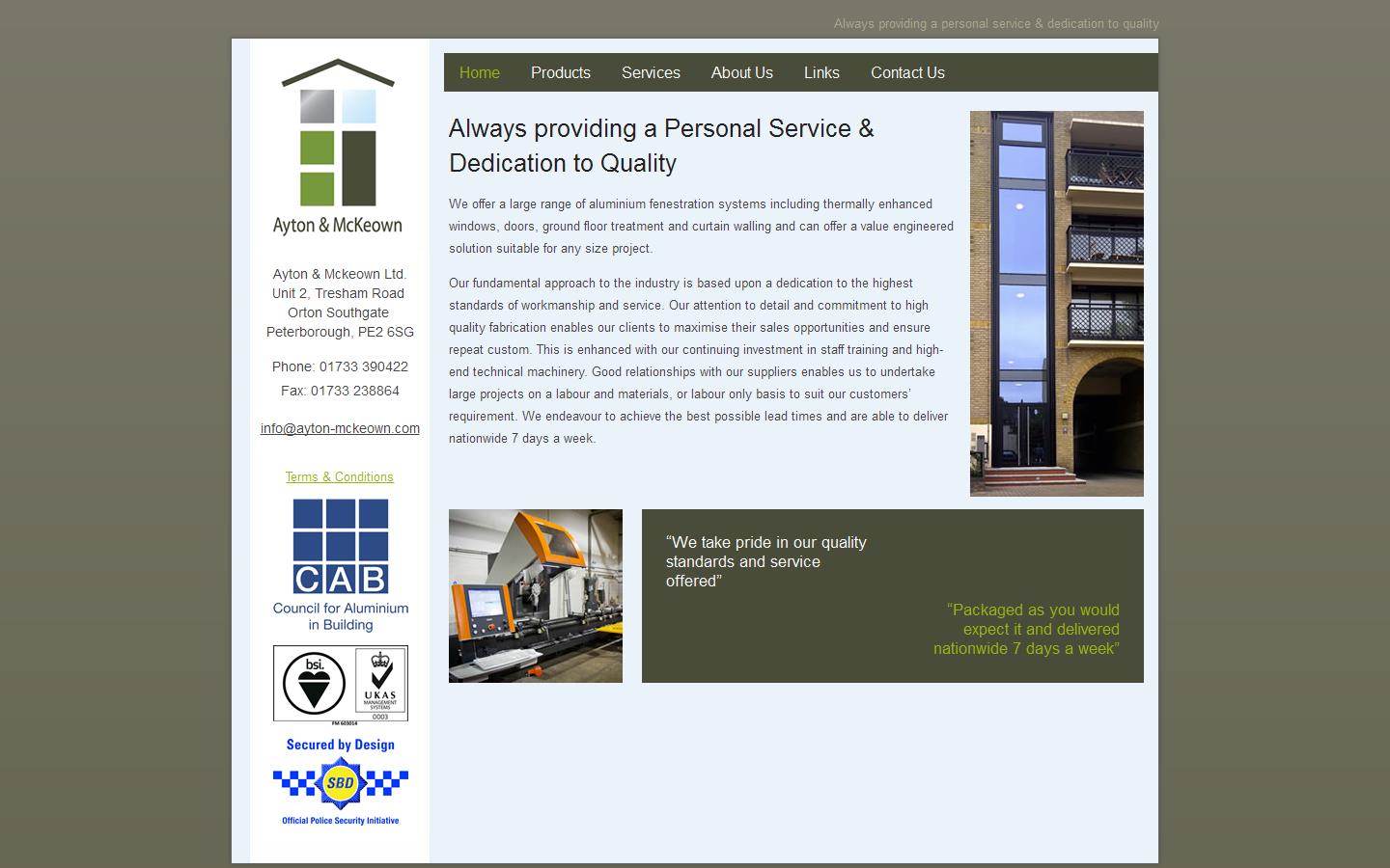 Ayton & McKeown Website