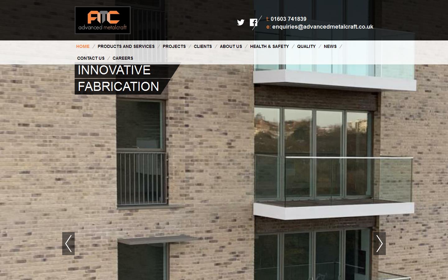 Advanced Metalcraft Website