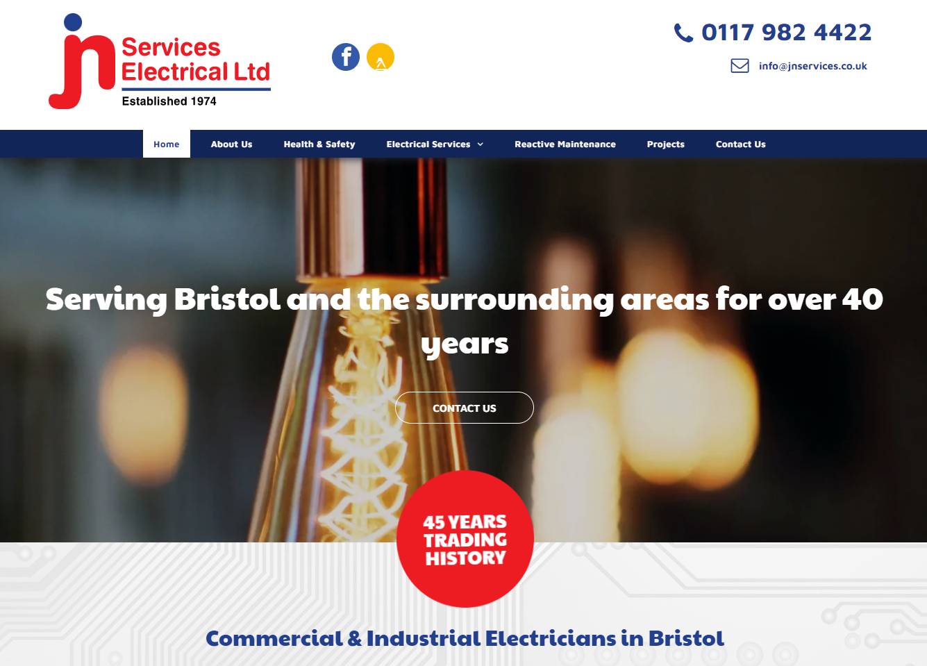 J N Services Electrical Ltd Website