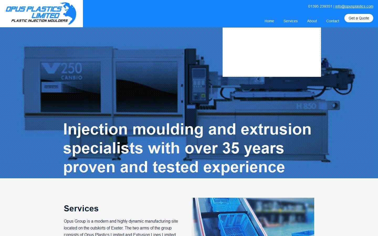 Opus Plastics Ltd Website