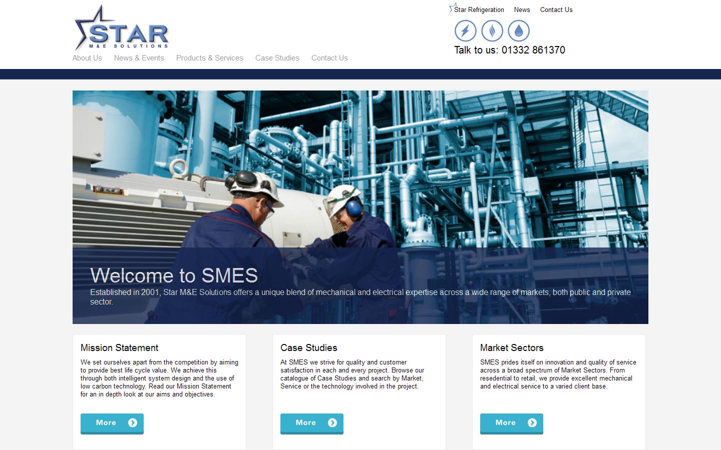 Star M & E Solutions Website