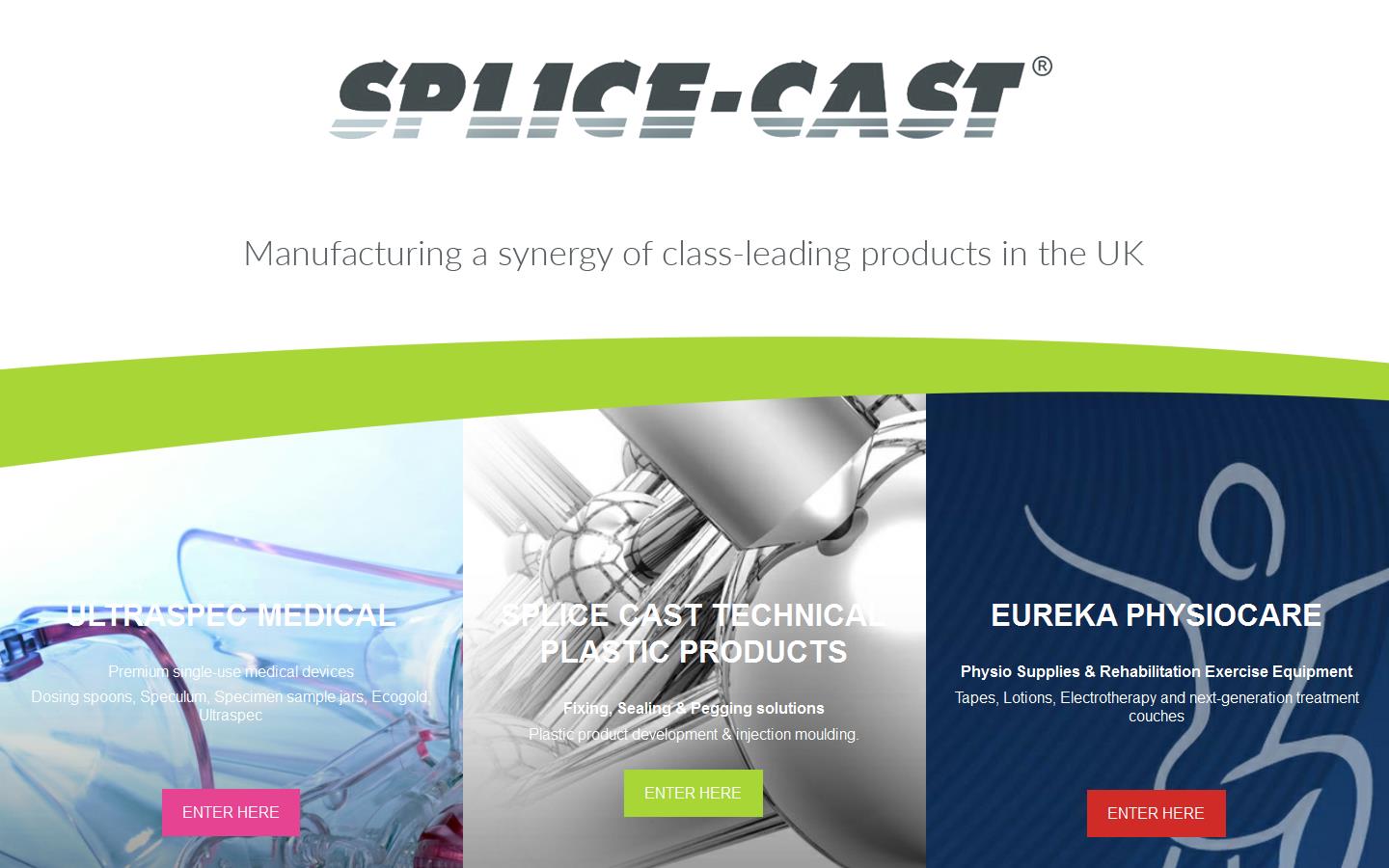 Splice Cast Ltd Website