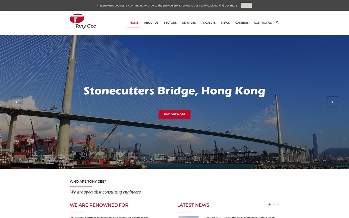Tony Gee & Partners LLP Website