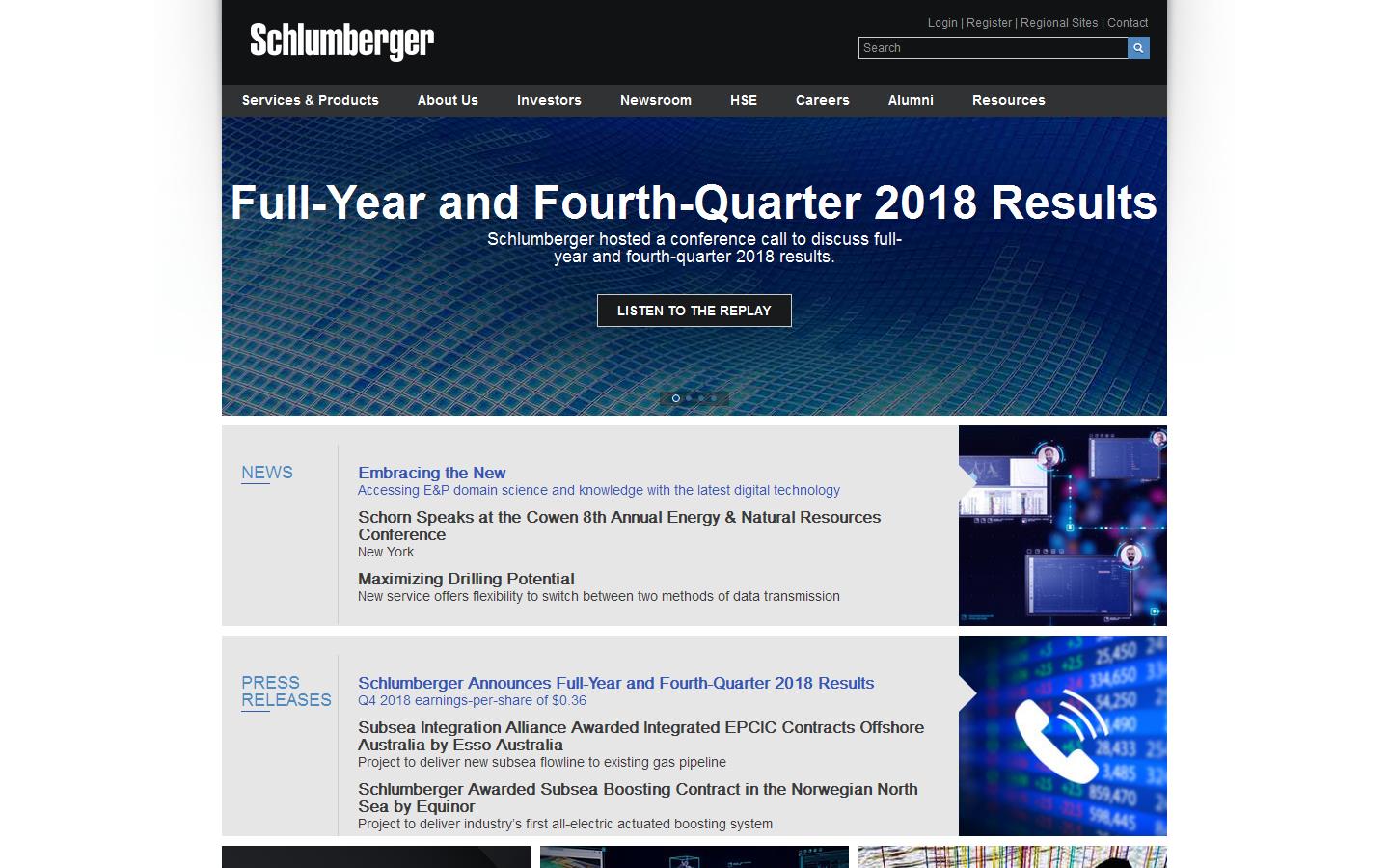 Schlumberger Website