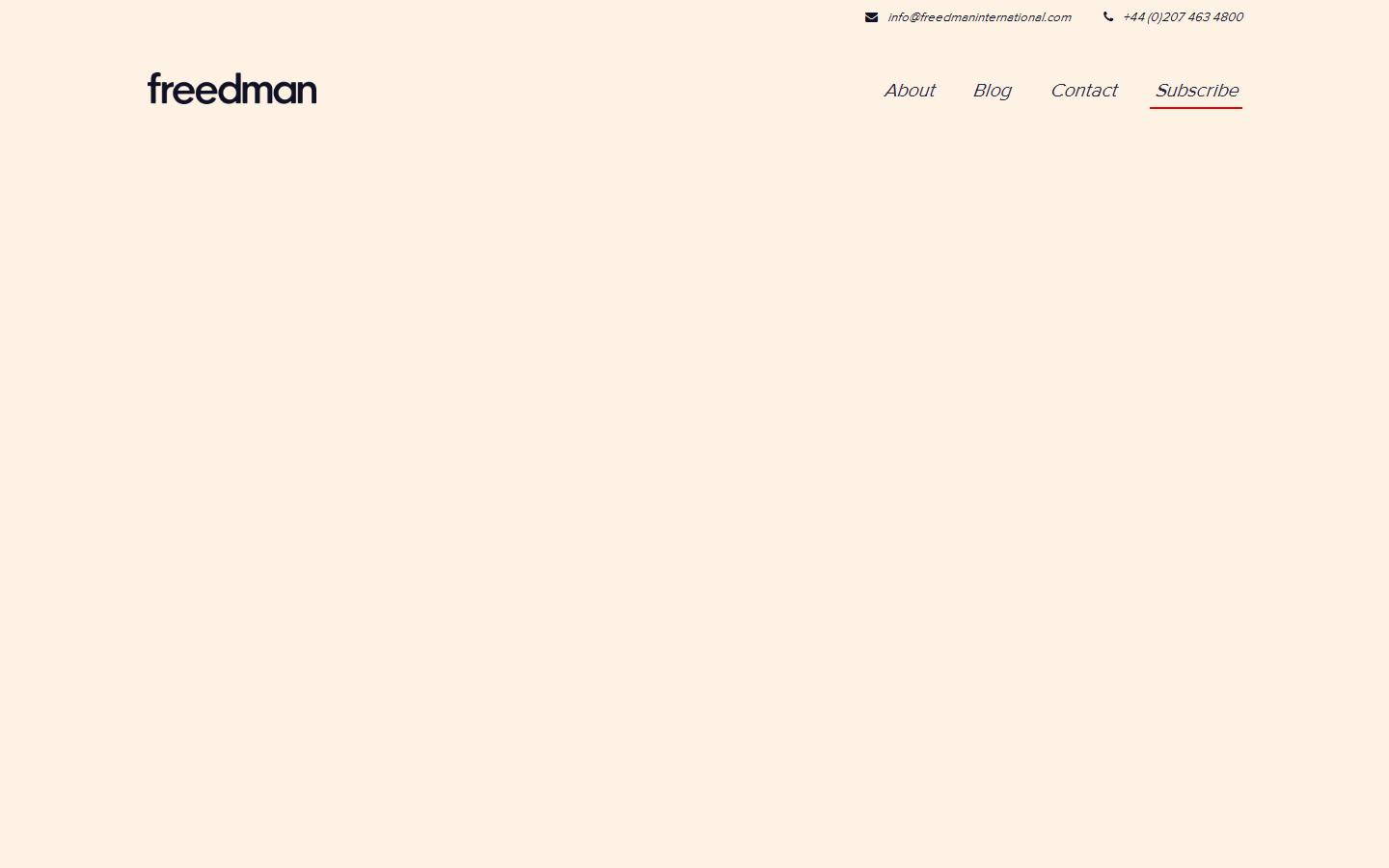 Freedman International Website