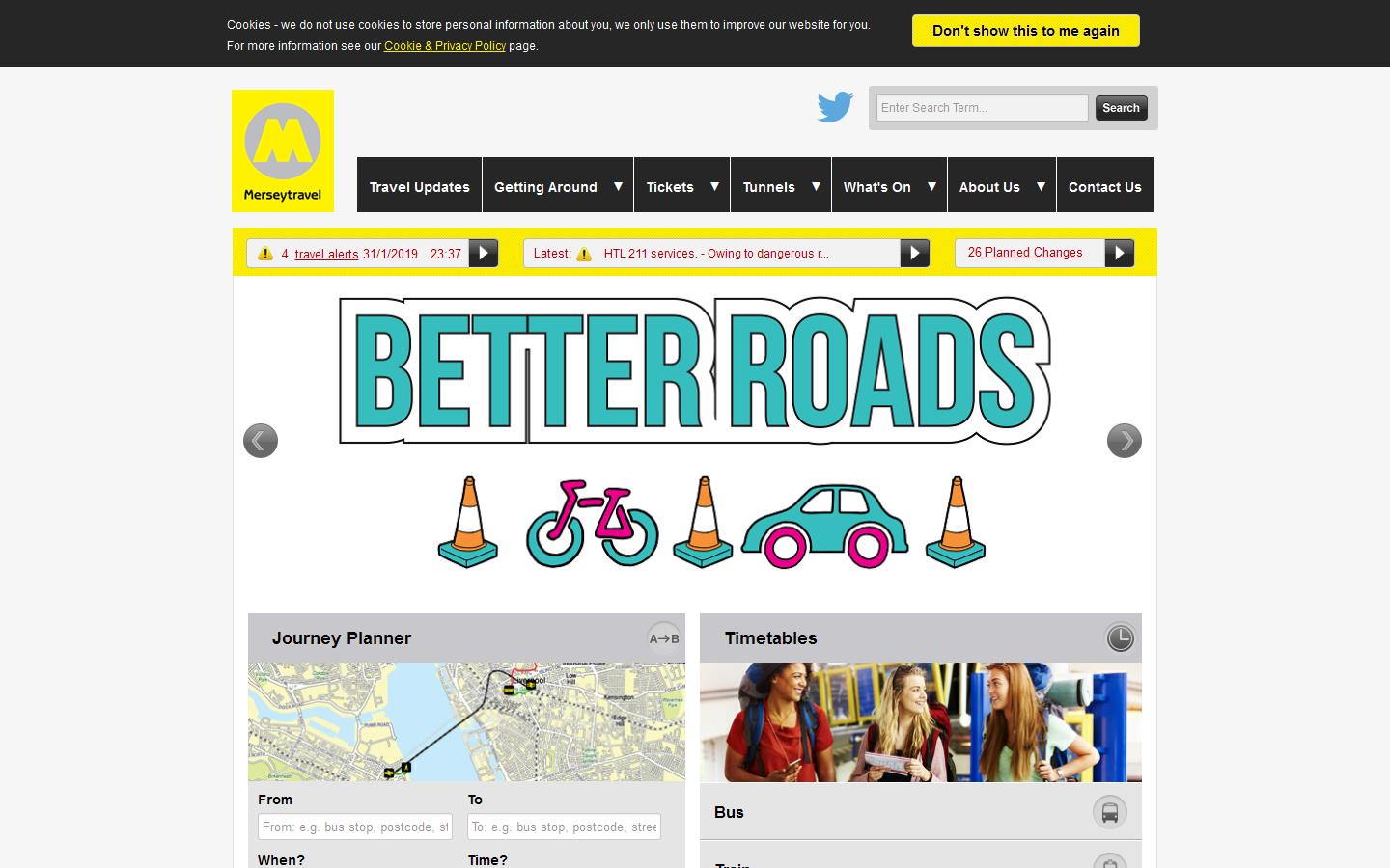 Merseytravel Website