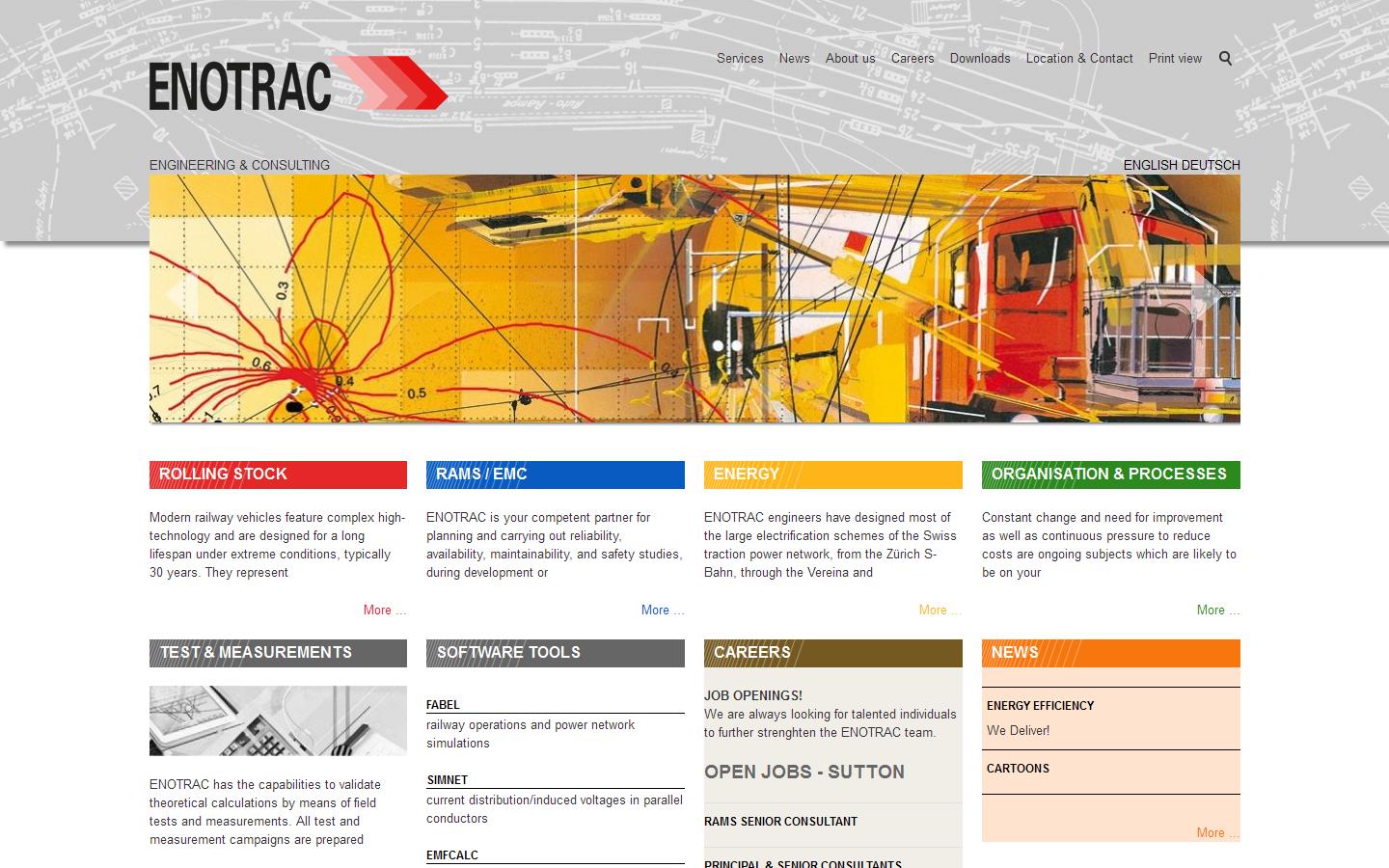 Enotrac Website