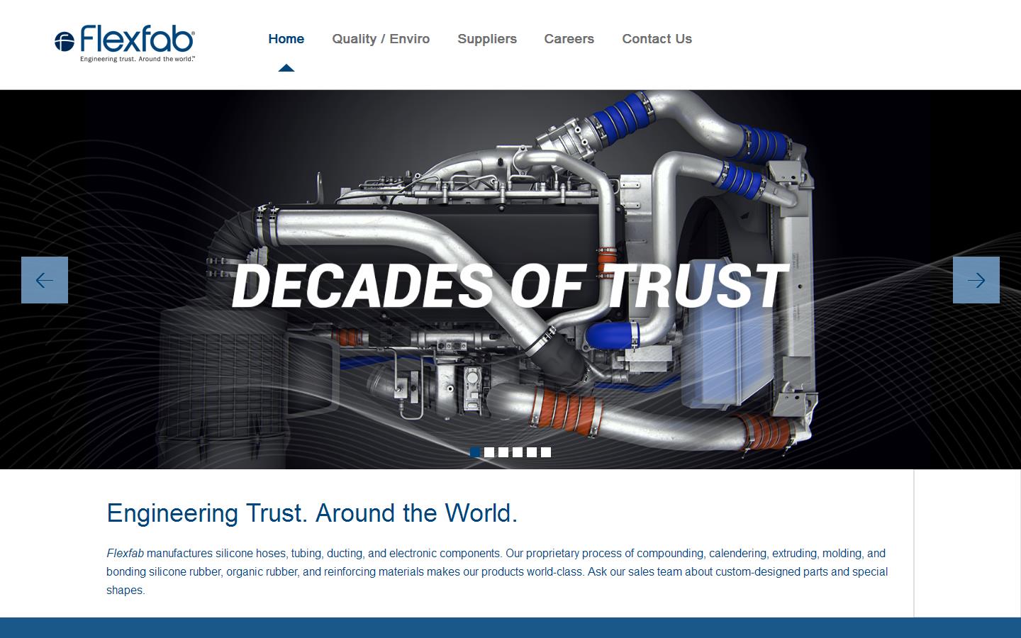 Flexfab Europe Ltd Website