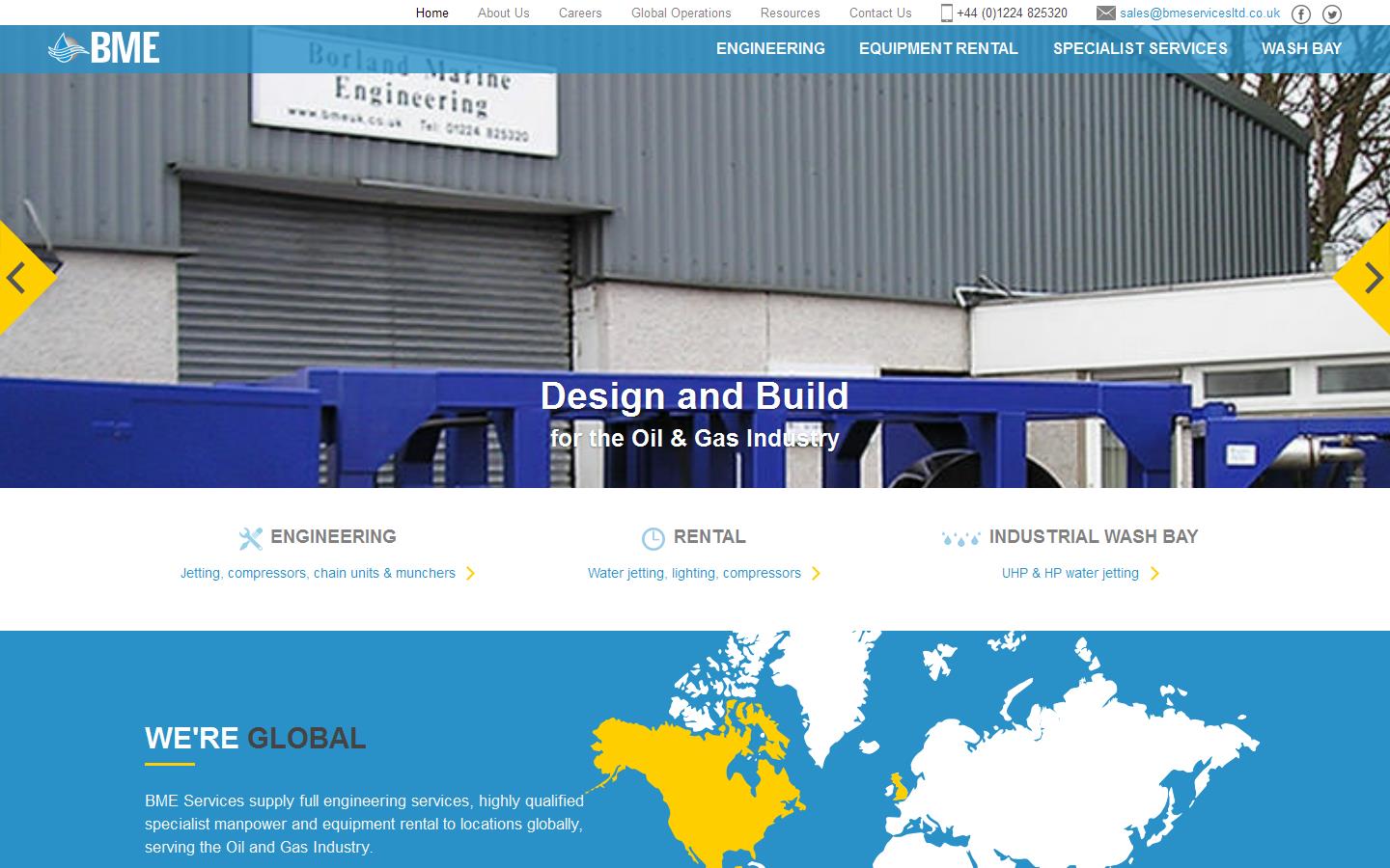 B M E Services Website