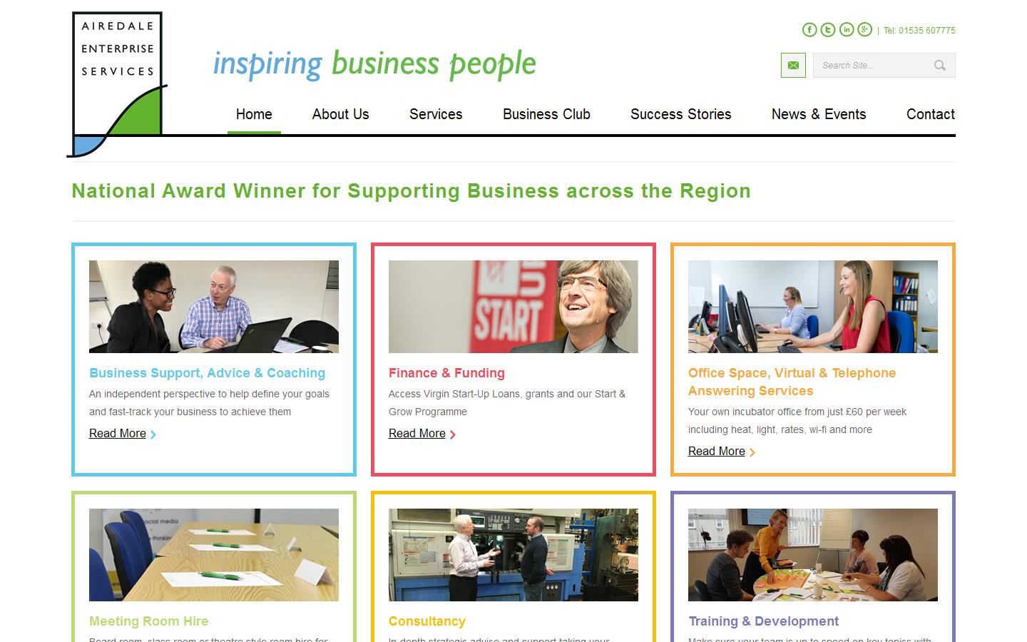 Airedale Enterprise Services Website