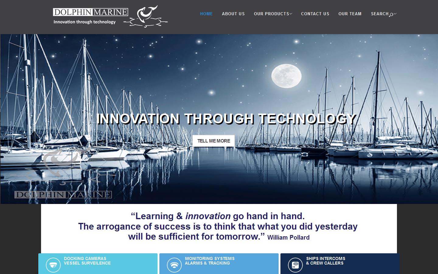 Dolphin Marine Website
