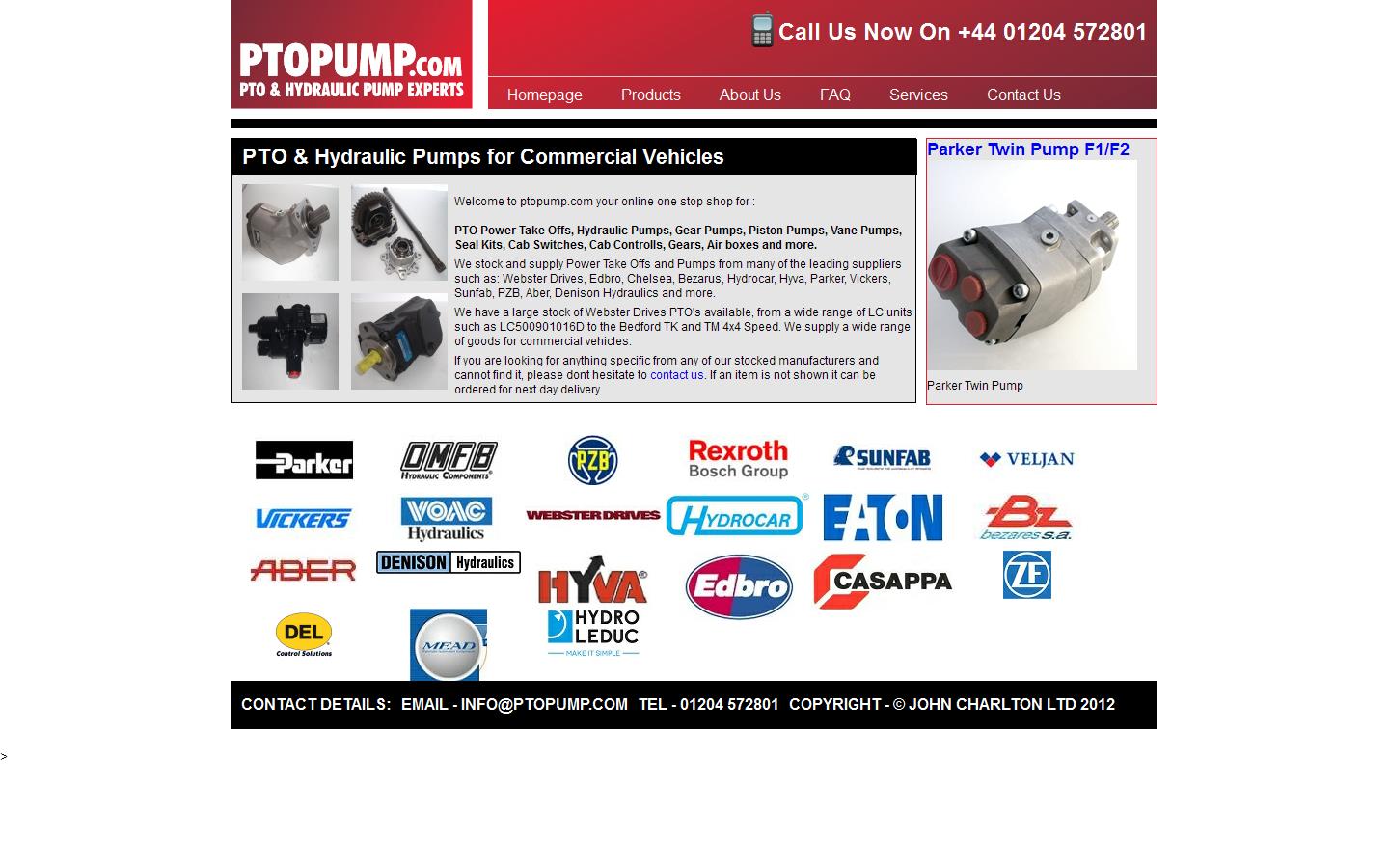 P T O Pump Website