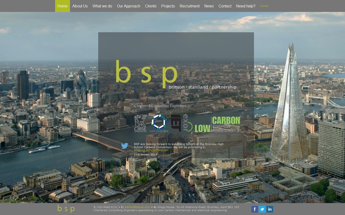 Brinson Staniland Partnership Website