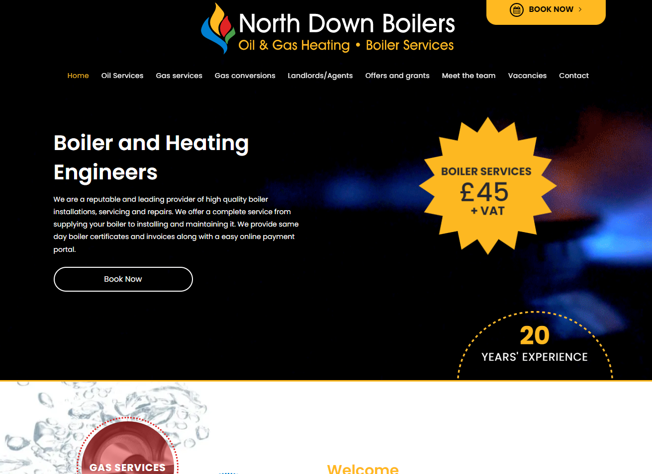 North Down Boilers Website