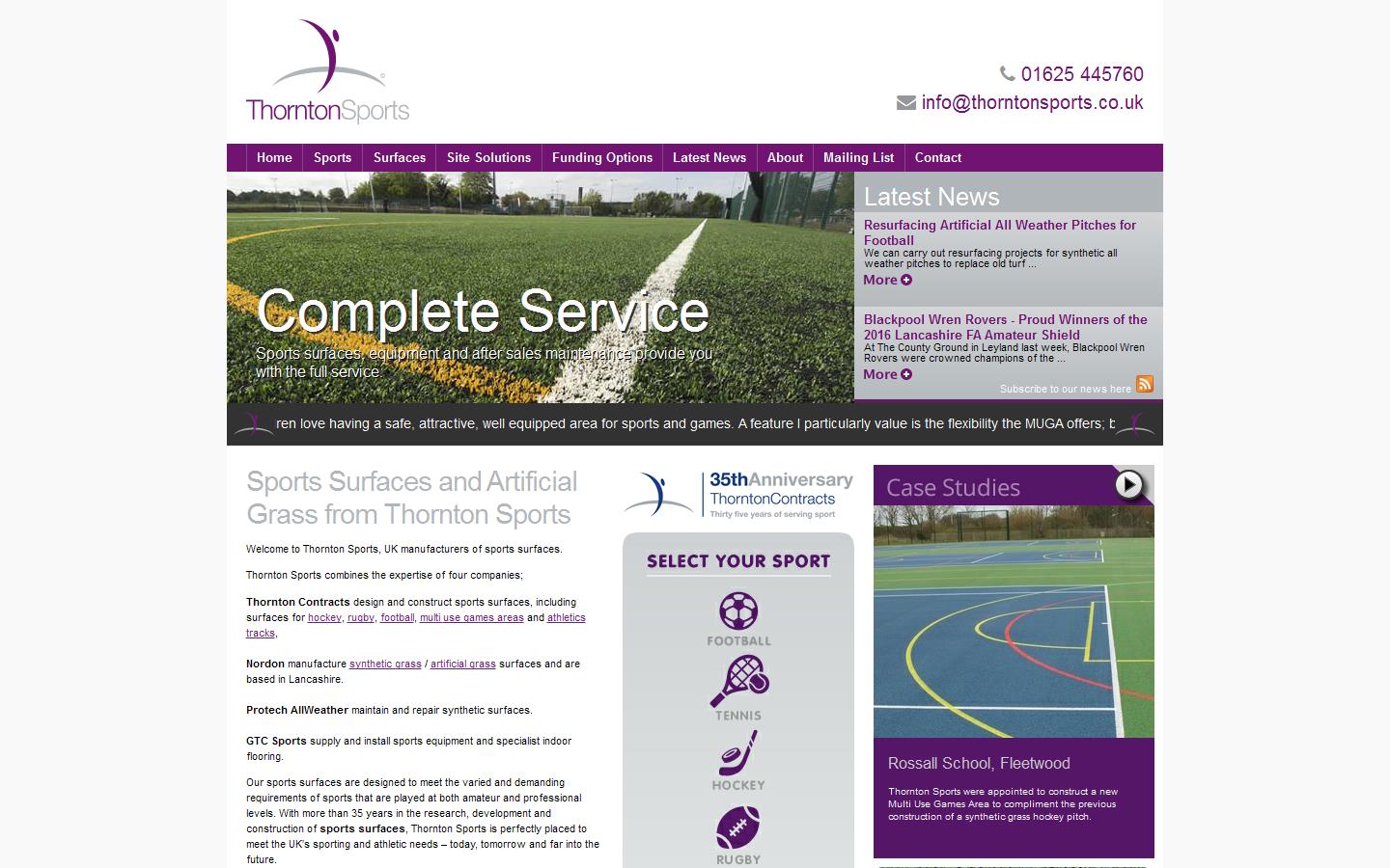Thornton Sports Website
