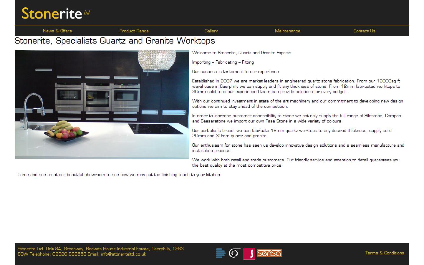 Stonerite Ltd Website