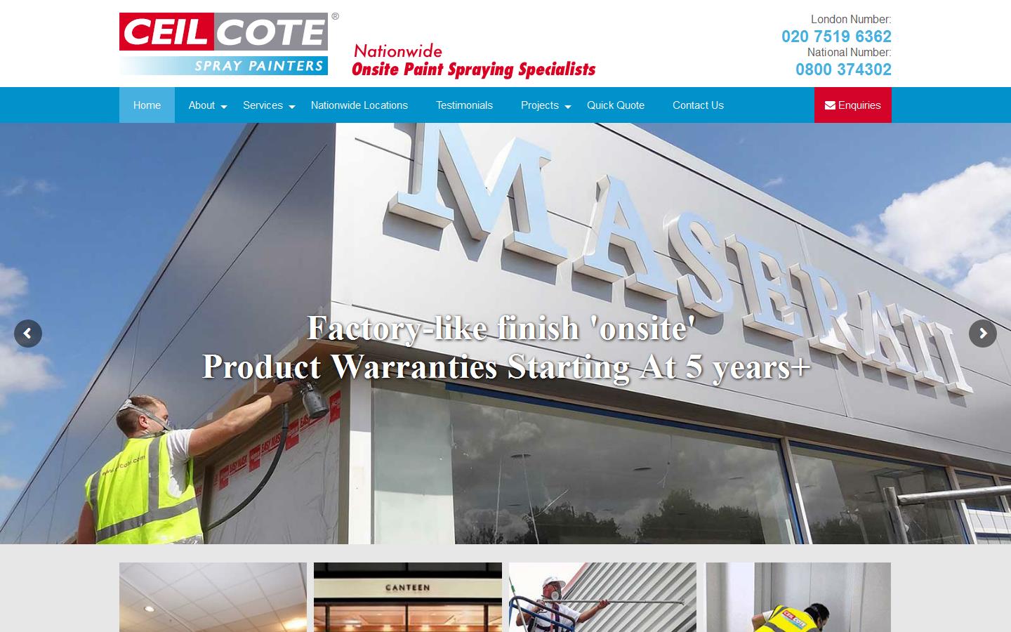 Procoat UK Ltd Website
