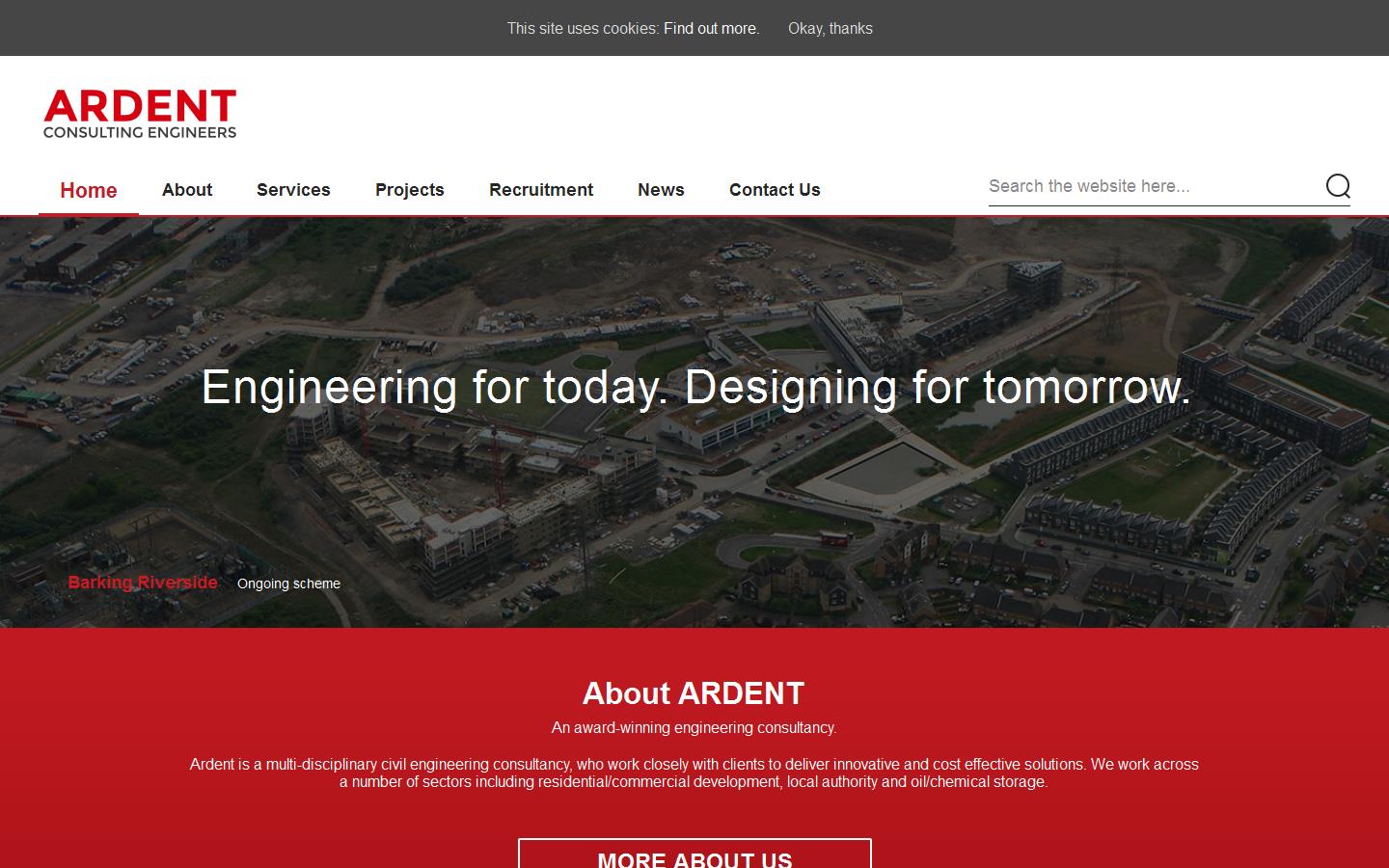 Ardent Consulting Engineers Website