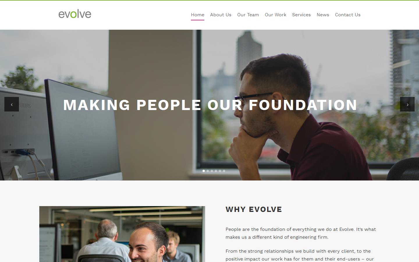 Evolve Engineering Ltd Website