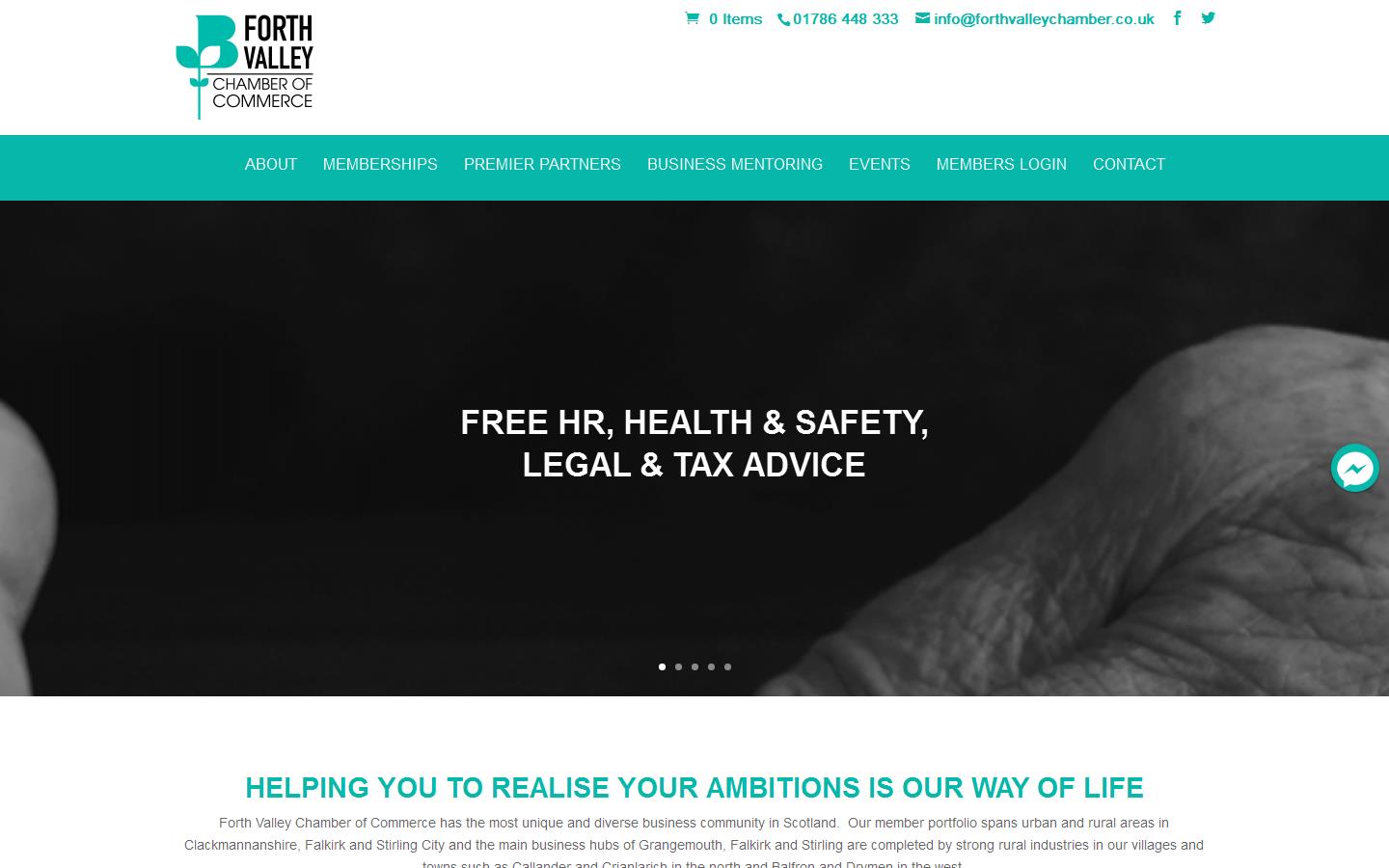 Forth Valley Chamber of Commerce Website
