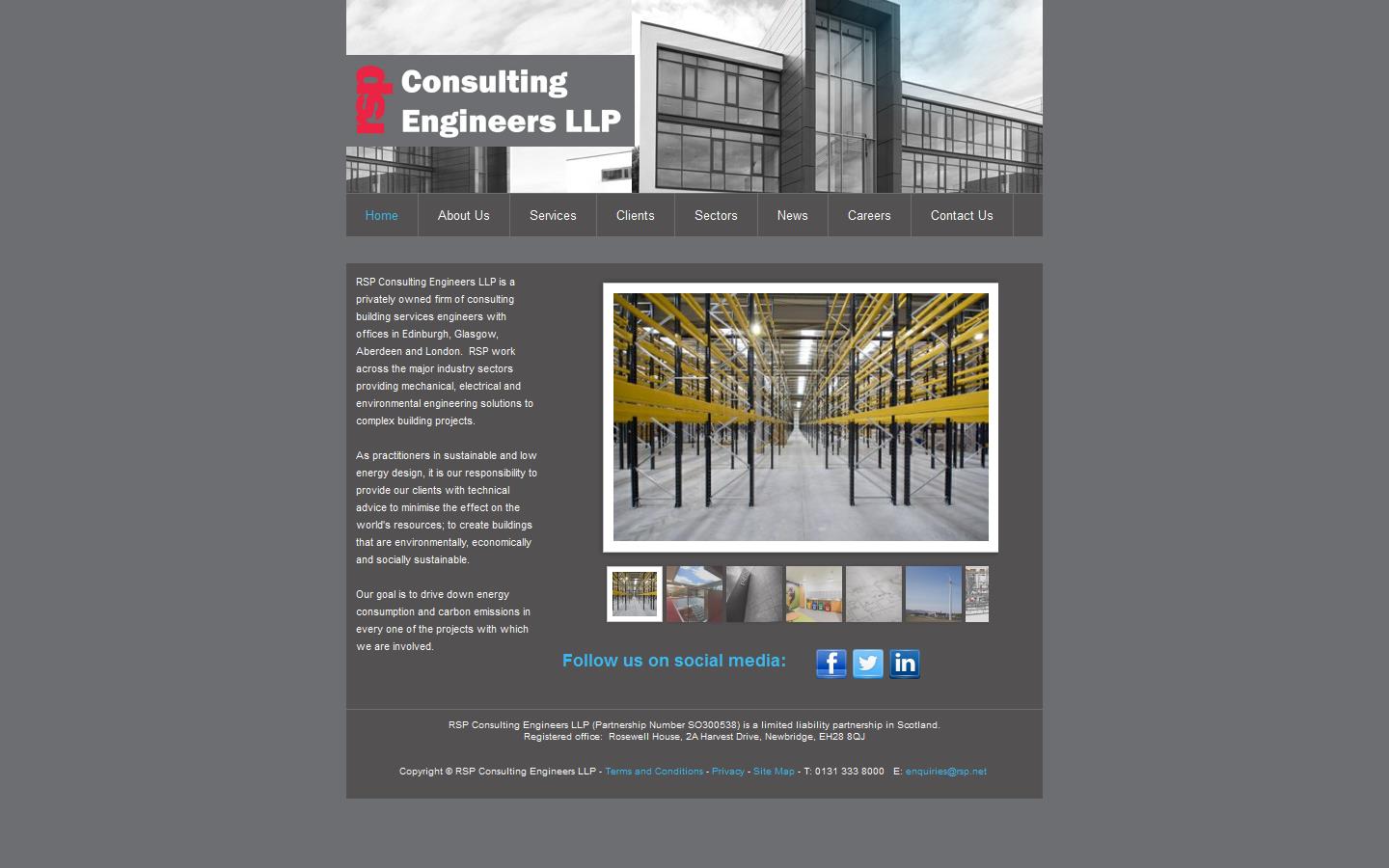 R S P Consulting Engineers LLP Website