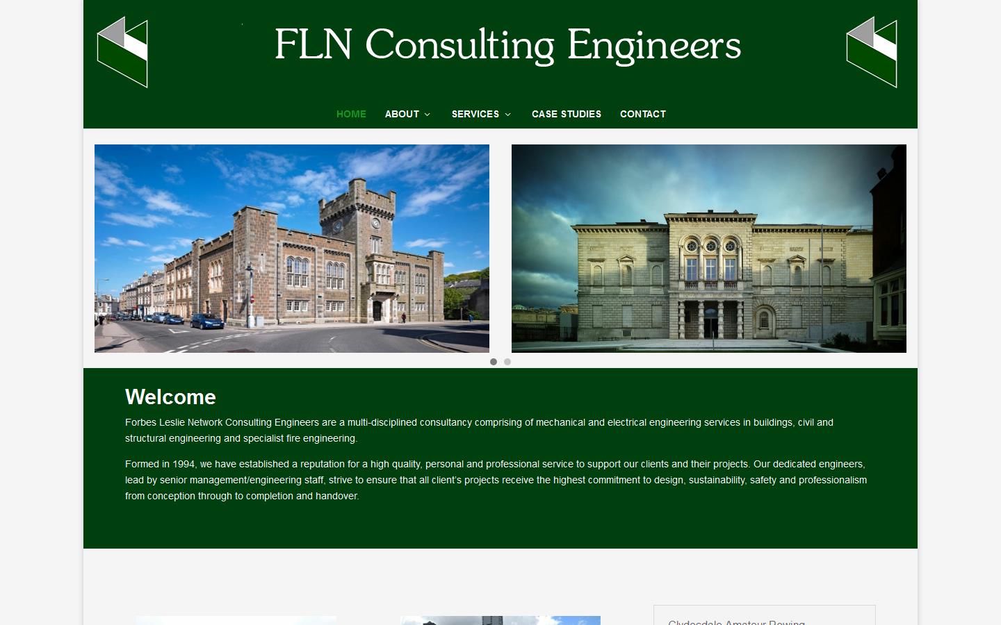 F L N Consulting Engineers Website