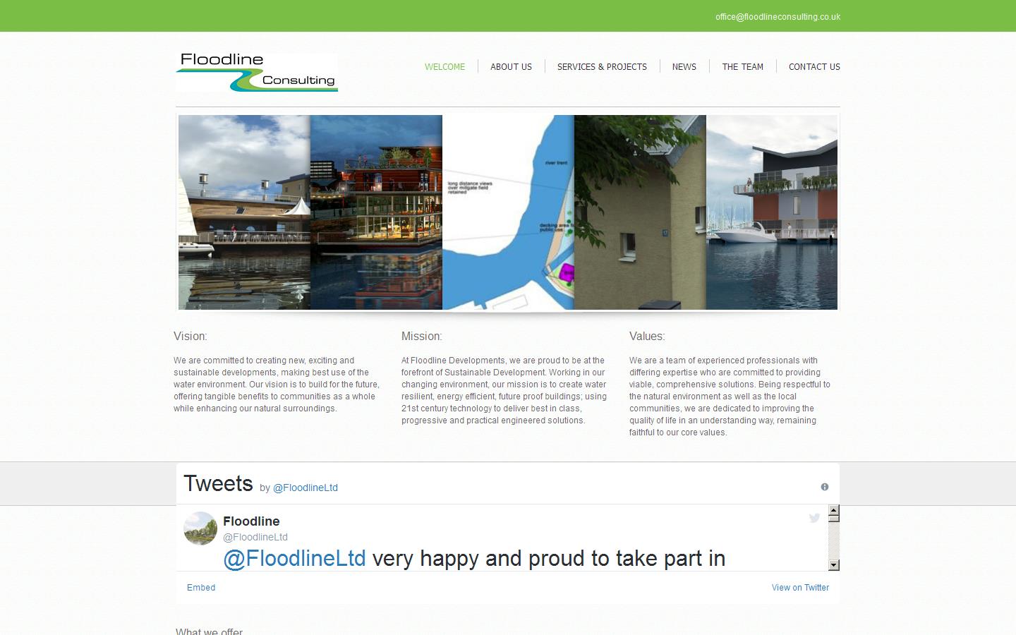 Floodline Developments Website