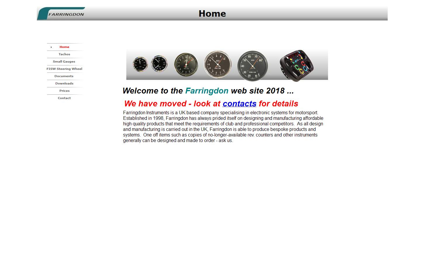 Farringdon Instruments Website