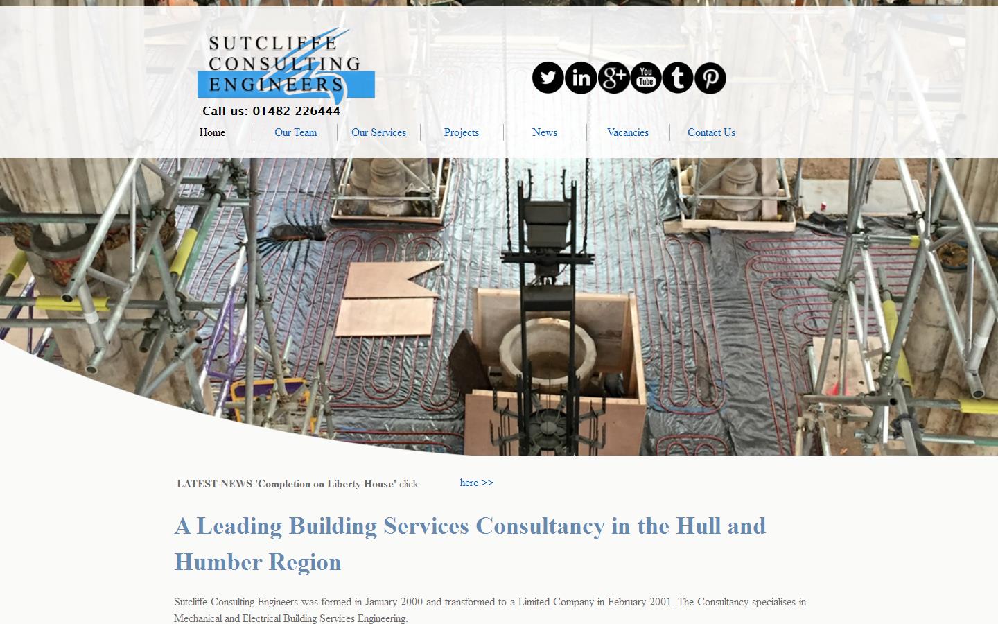 Sutcliffe Consulting Engineers Website