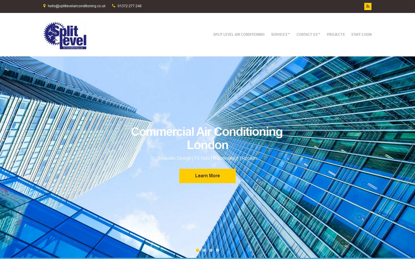 Split Level Air Conditioning Website
