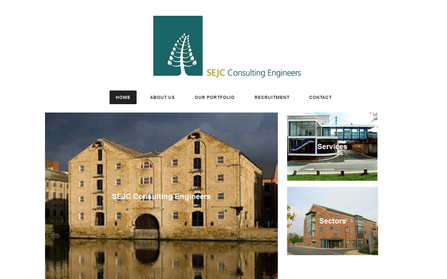 S E J C Consulting Engineers Website