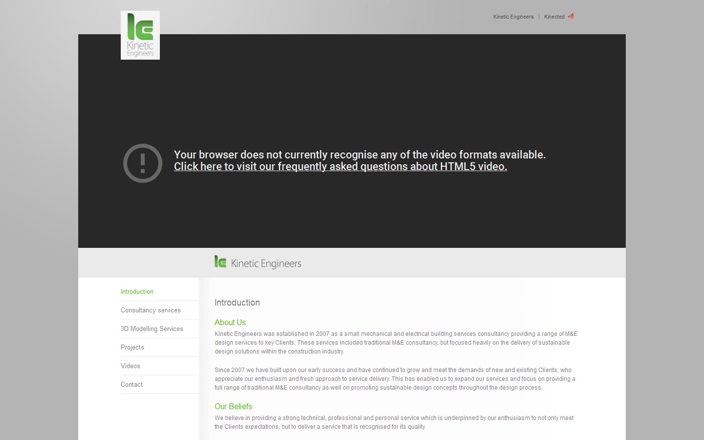 Kinetic Engineers Ltd Website