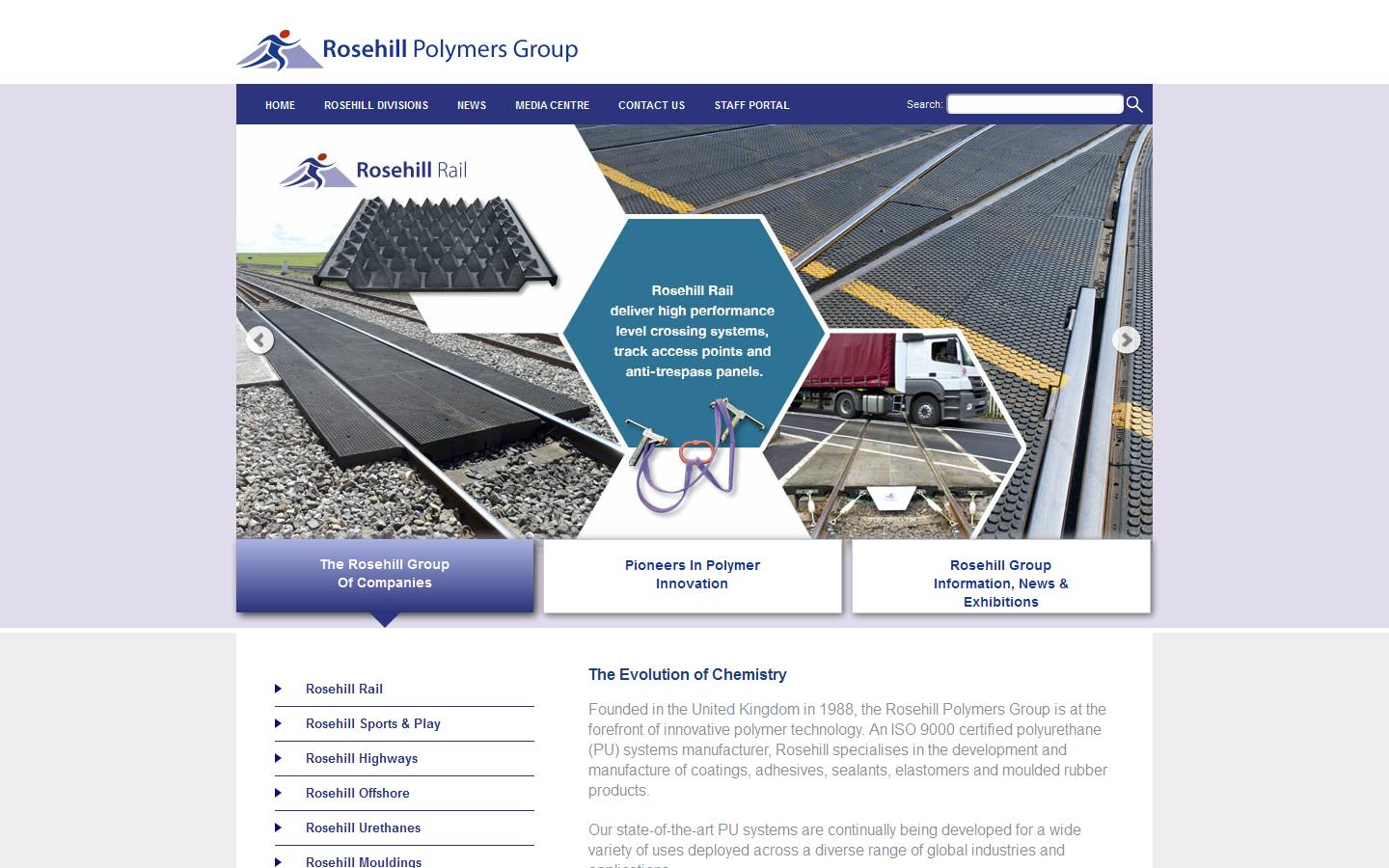 Rosehill Polymers Website