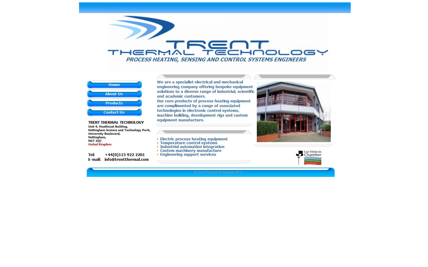 Trent Thermal Technology Website