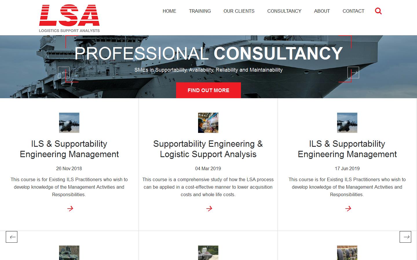 Logistics Support Analysts Website