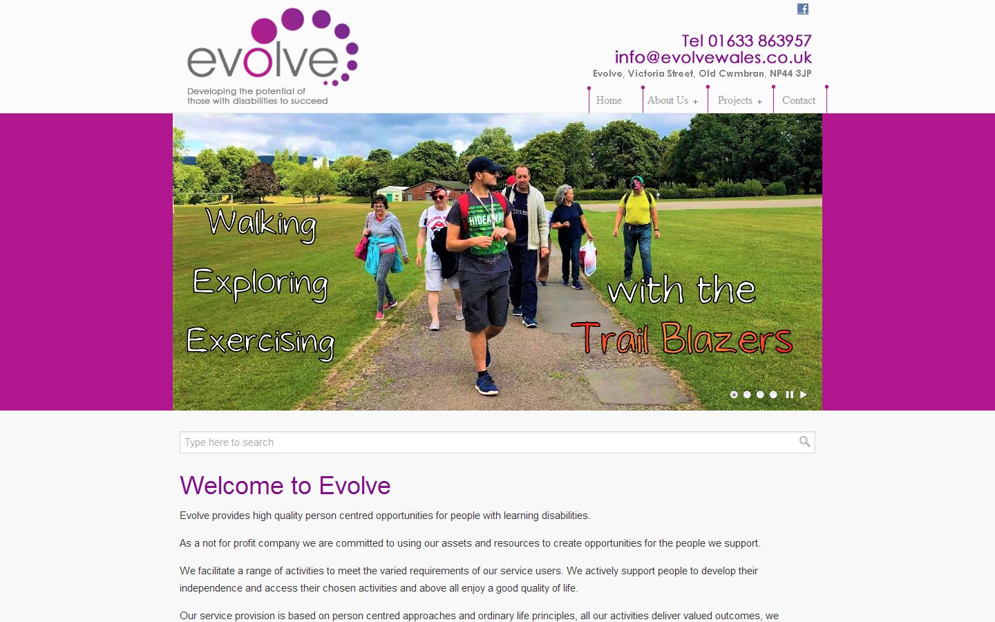 Evolve Ltd Website