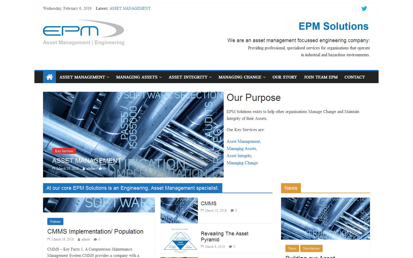 E P M Website