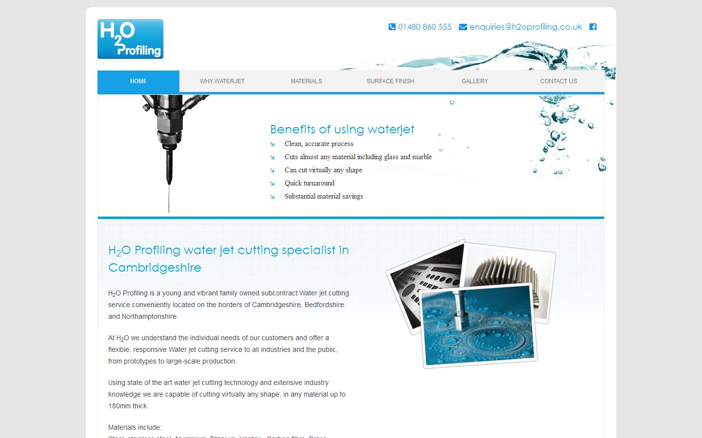 H2o Profiling Website