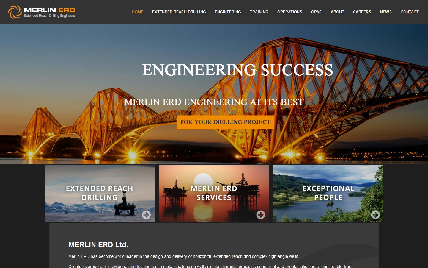 Merlin E R D Ltd Website