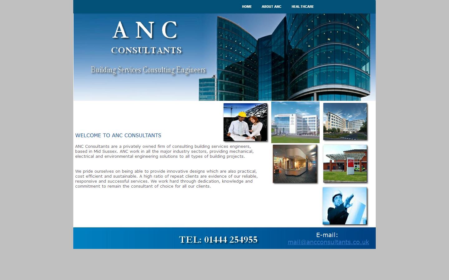A N C Consultants Website