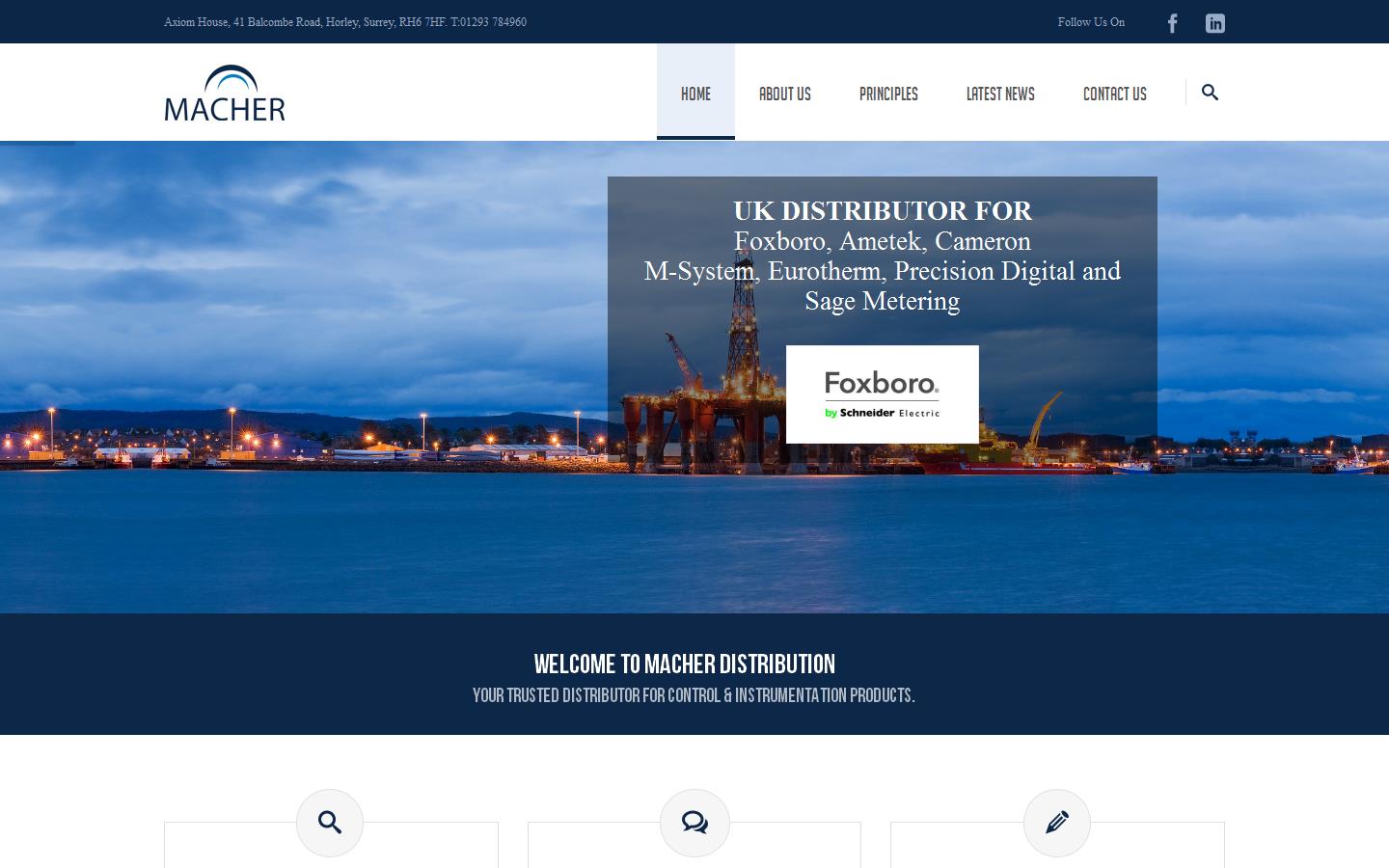 Macher Distribution Ltd Website