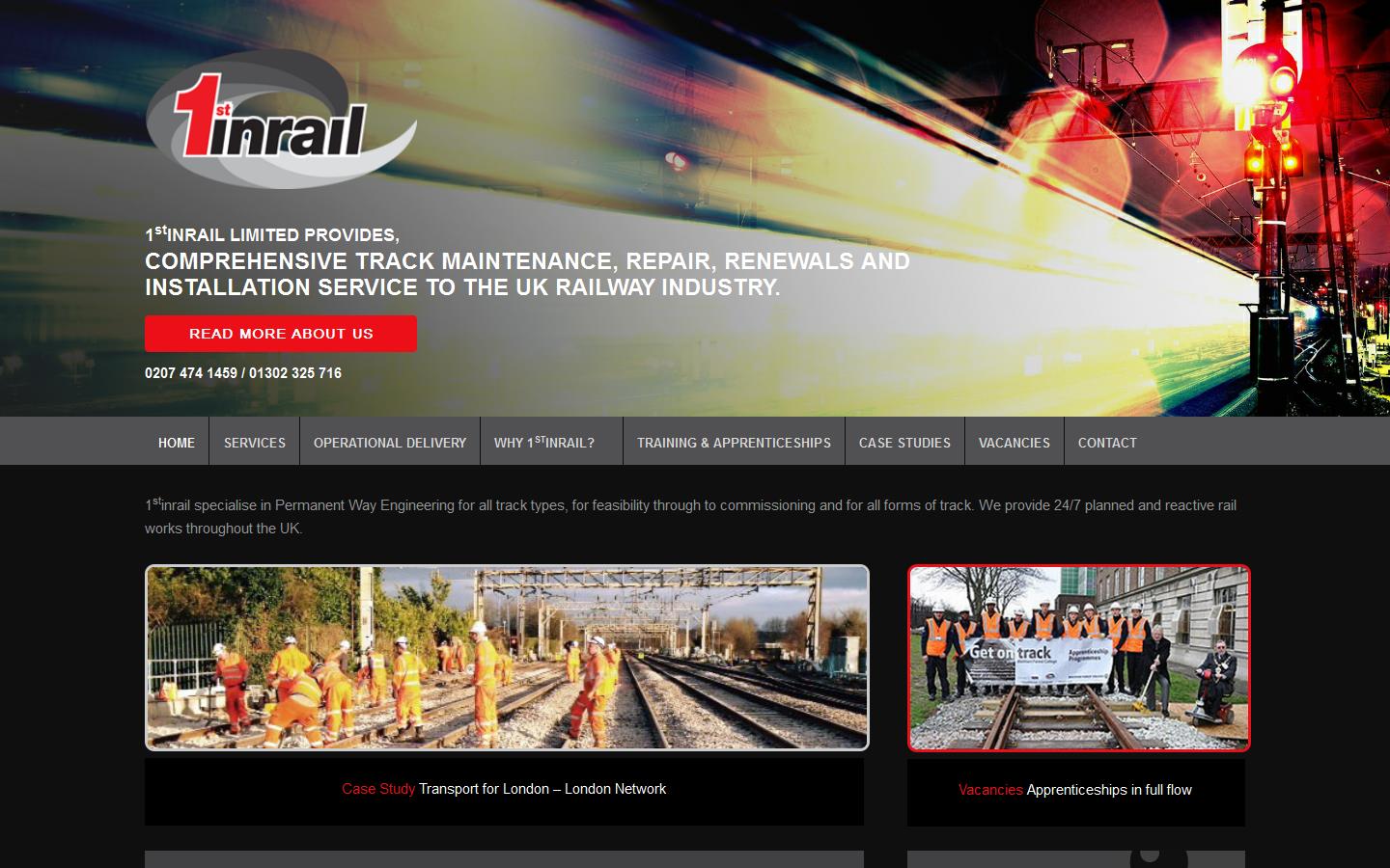 1st in Rail Website