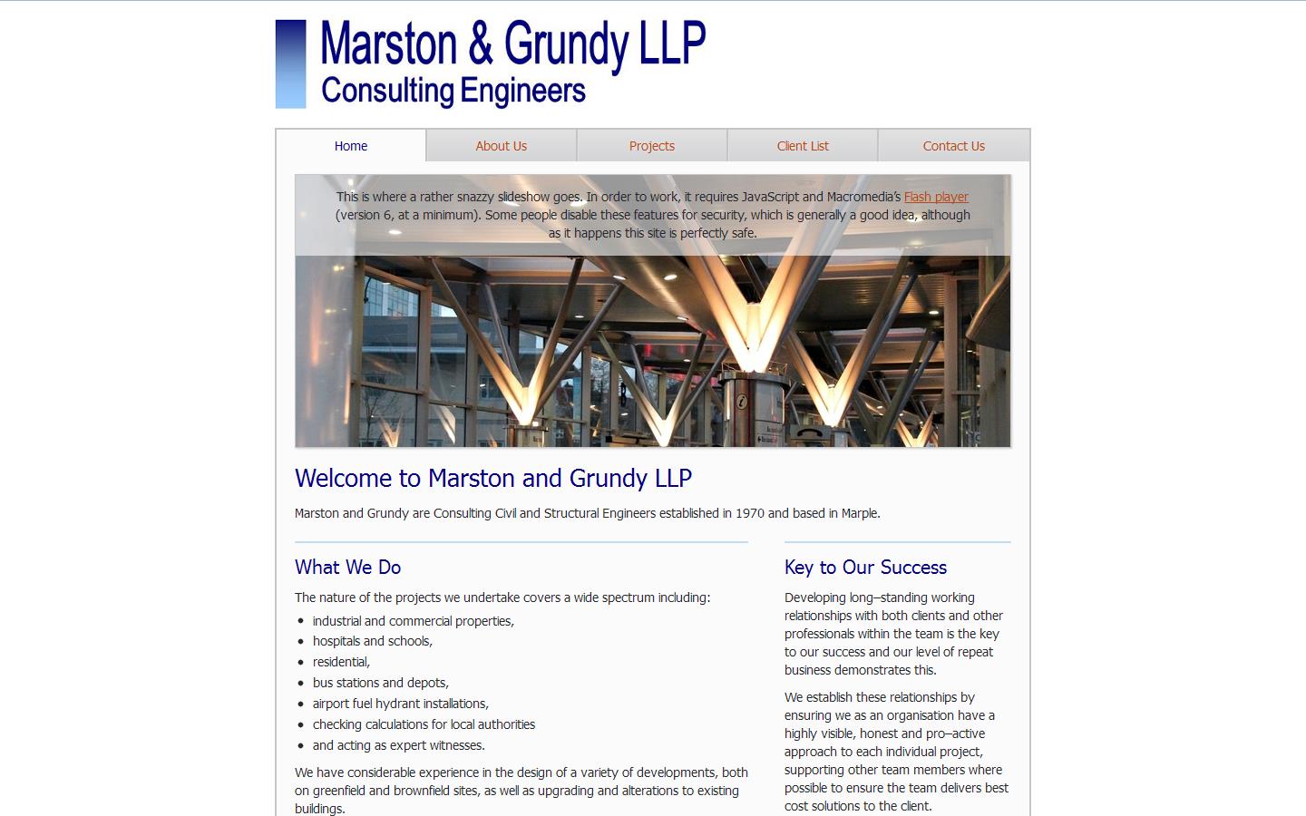 Marston & Grundy LLP Website